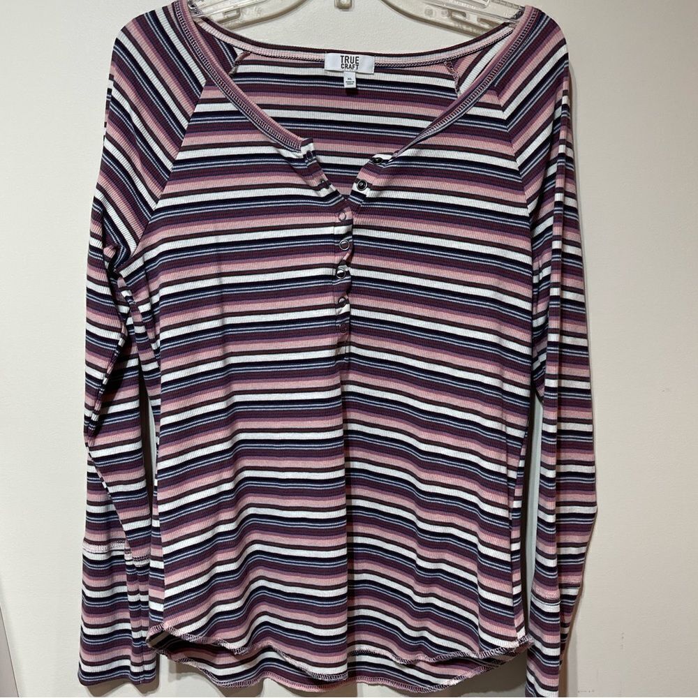True Craft Striped Women’s Top XL NWOT